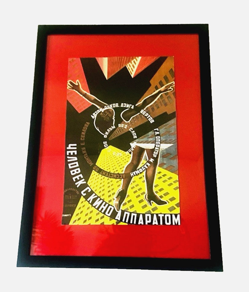 Man With a Movie Camera — Dziga Vertov 1929 Film Poster Print