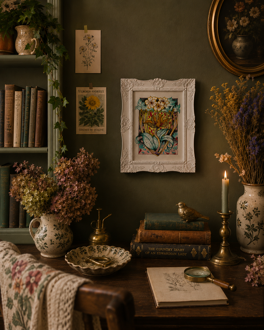 Original Vintage Botanical Drawing