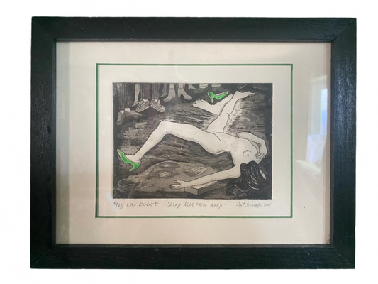 “Shop ‘Til You Drop" - Signed Limited Edition Print by Pat Savage (2001)