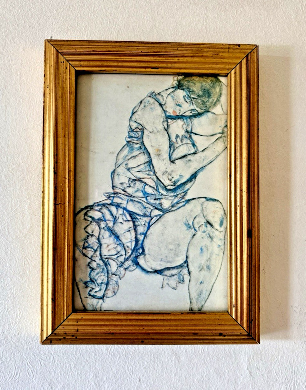 Egon Schiele — Seated Woman Framed Print