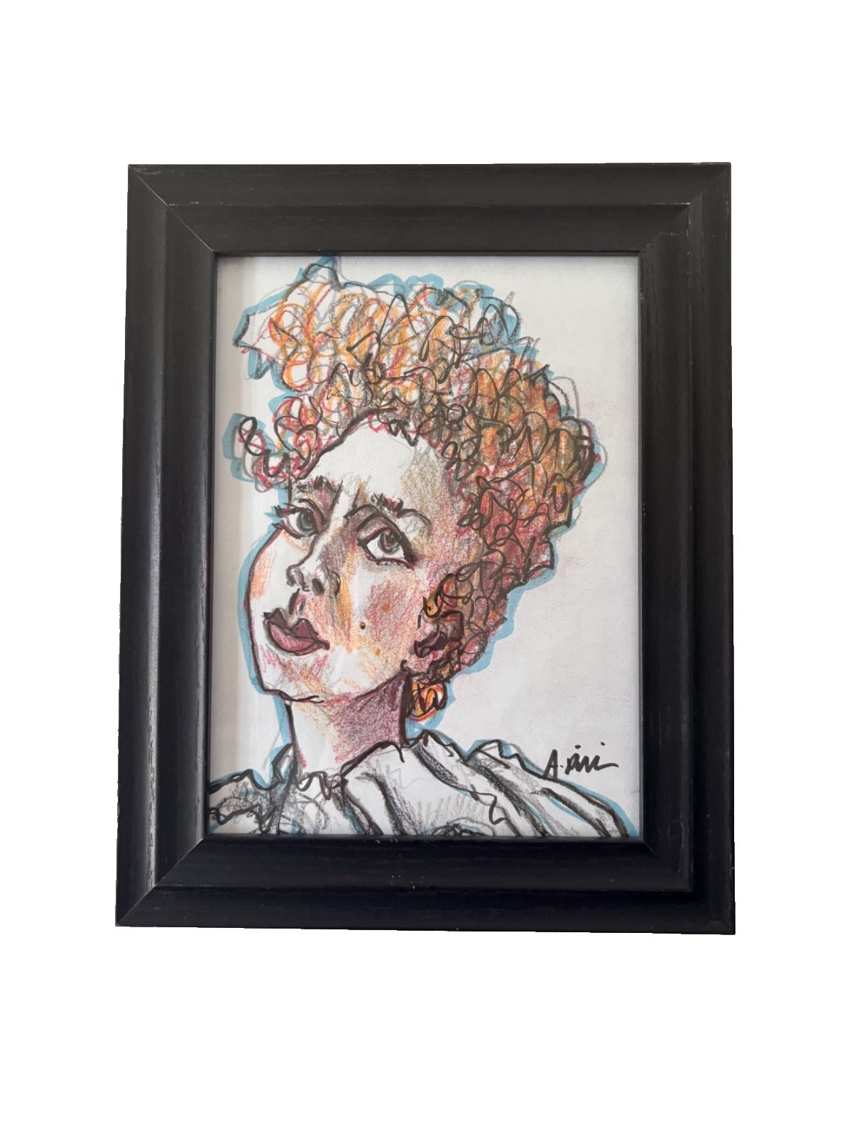 Original Signed Portrait Study