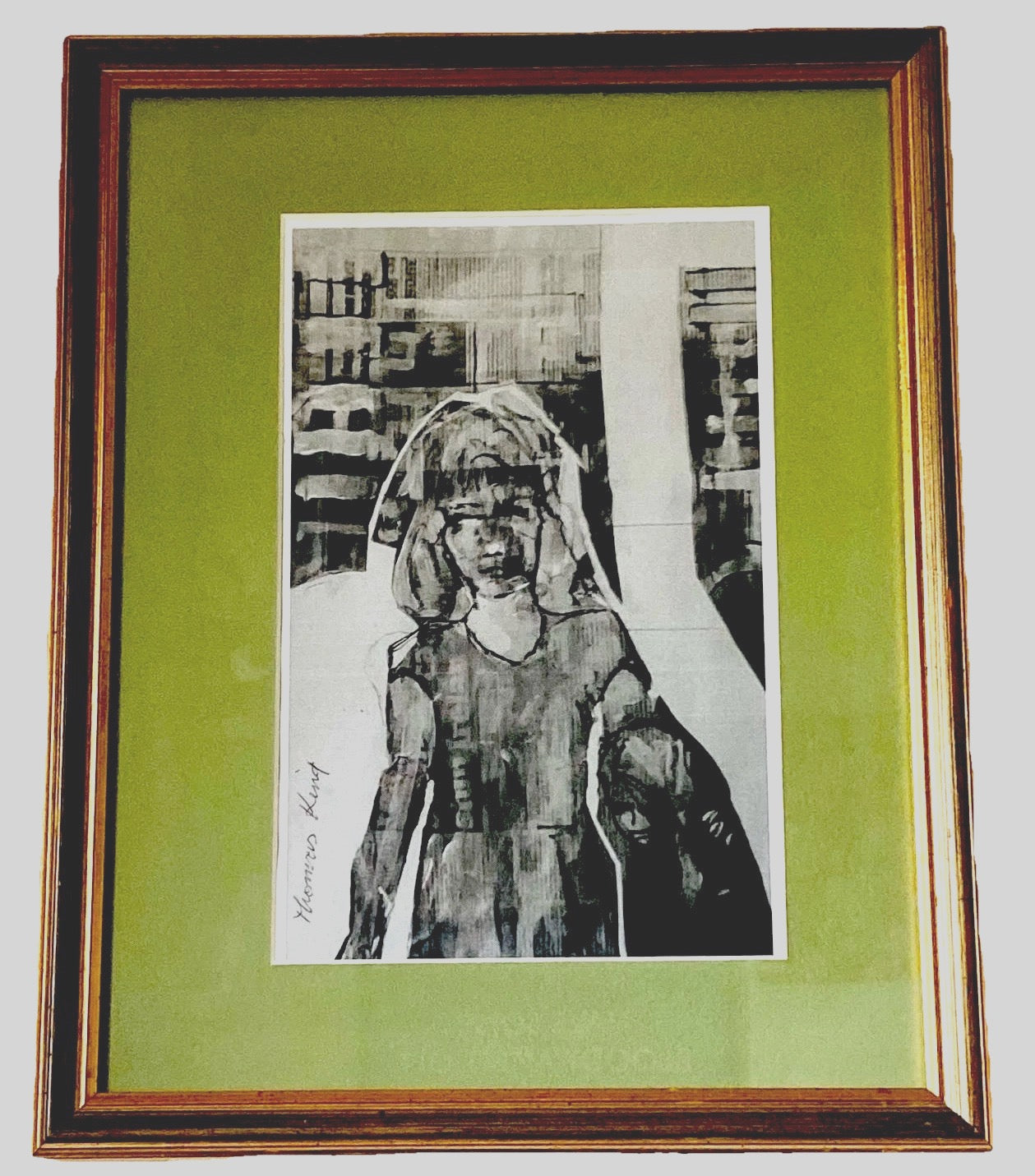 Thomas King Signed Collage — Original Framed Art