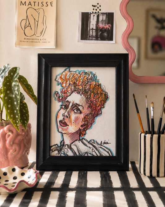 Original Signed Portrait Study