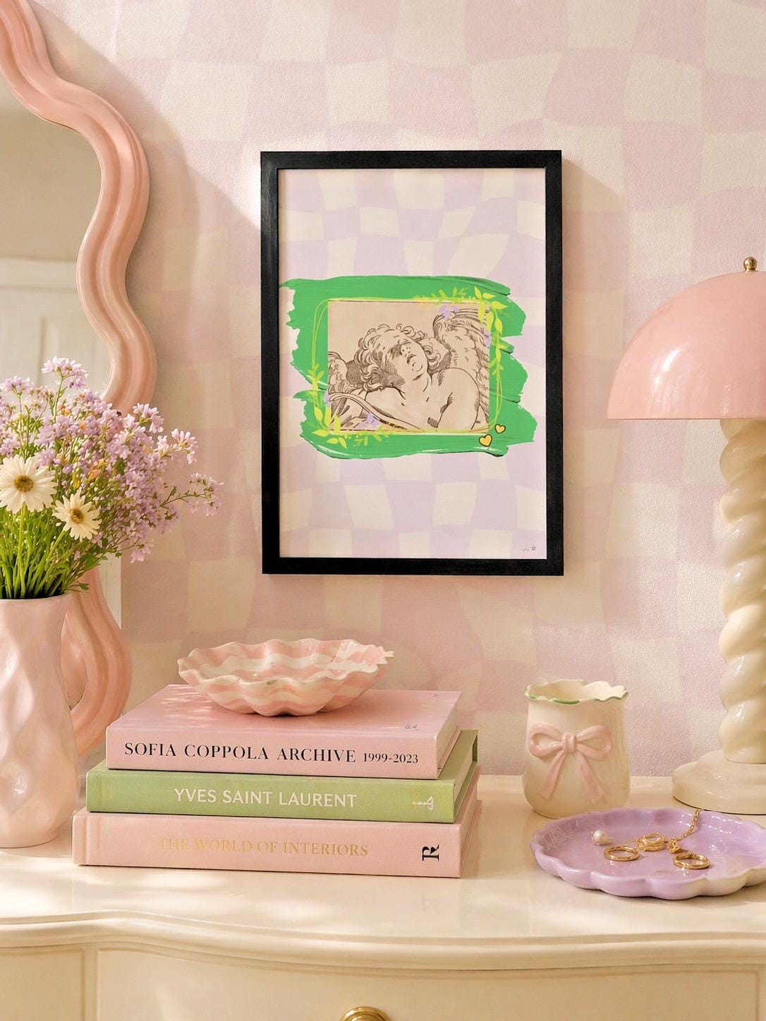 Sleeping Cupid Art Print | Bartolomeo Coriolano | Digitally Restored | Bold Colour | Framed A4